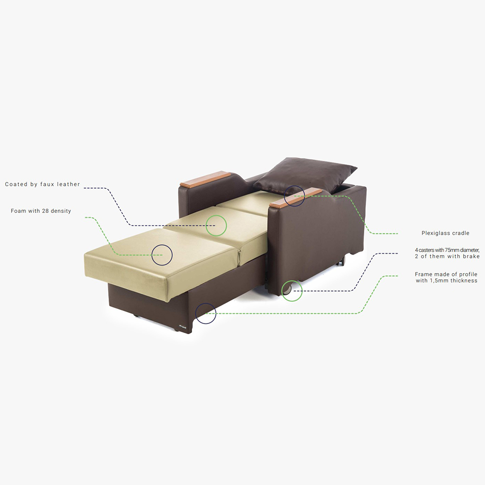 Patient companion chair AC02