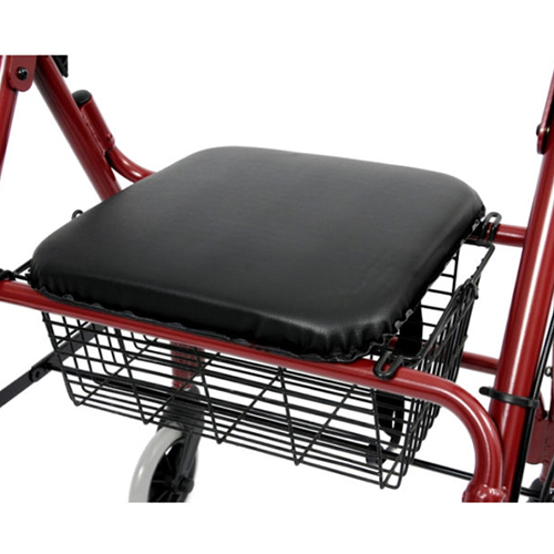 مشاية كبار مع عجلات ومقعد وسلة