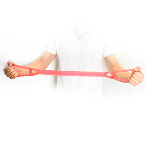 سباكير حبل فليكس مطاطي بقبضة لتمارين الشد