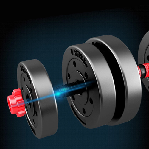 سباكير مجموعة اثقال دامبلز مع بار 10 كجم