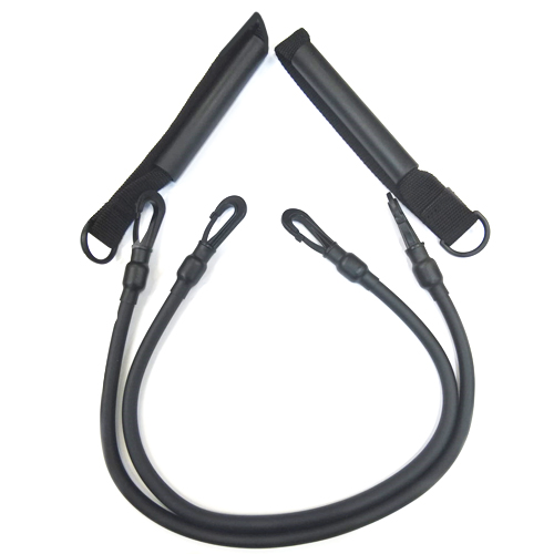 سباكير حبل مقاومة مطاطي 55سم مع مقبض (زوج)