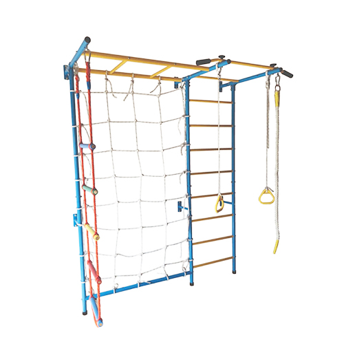 Wall-mounted parallel with children's climbing