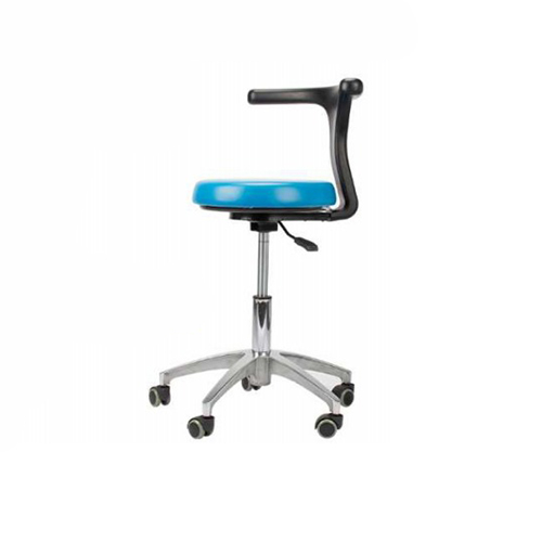 كرسي مختبر دوار مع ظهر
